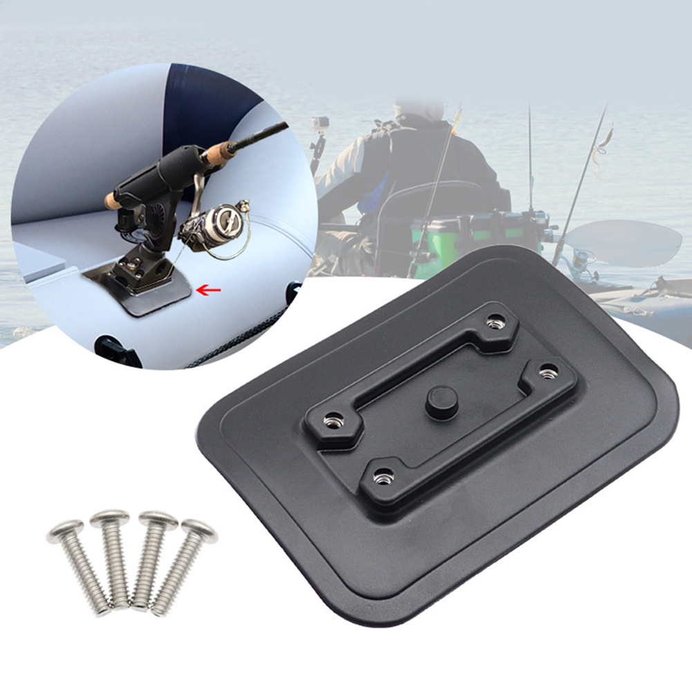 Fishing Kayak Fish Finder Mount - Opblaasbare boot hengelhouder vaste basis ABS