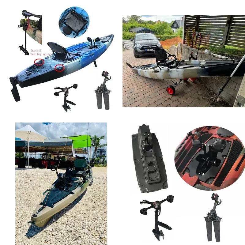 Fishing Kayak Sit In - Elektrische motor voor kajak, enkel pedaal,