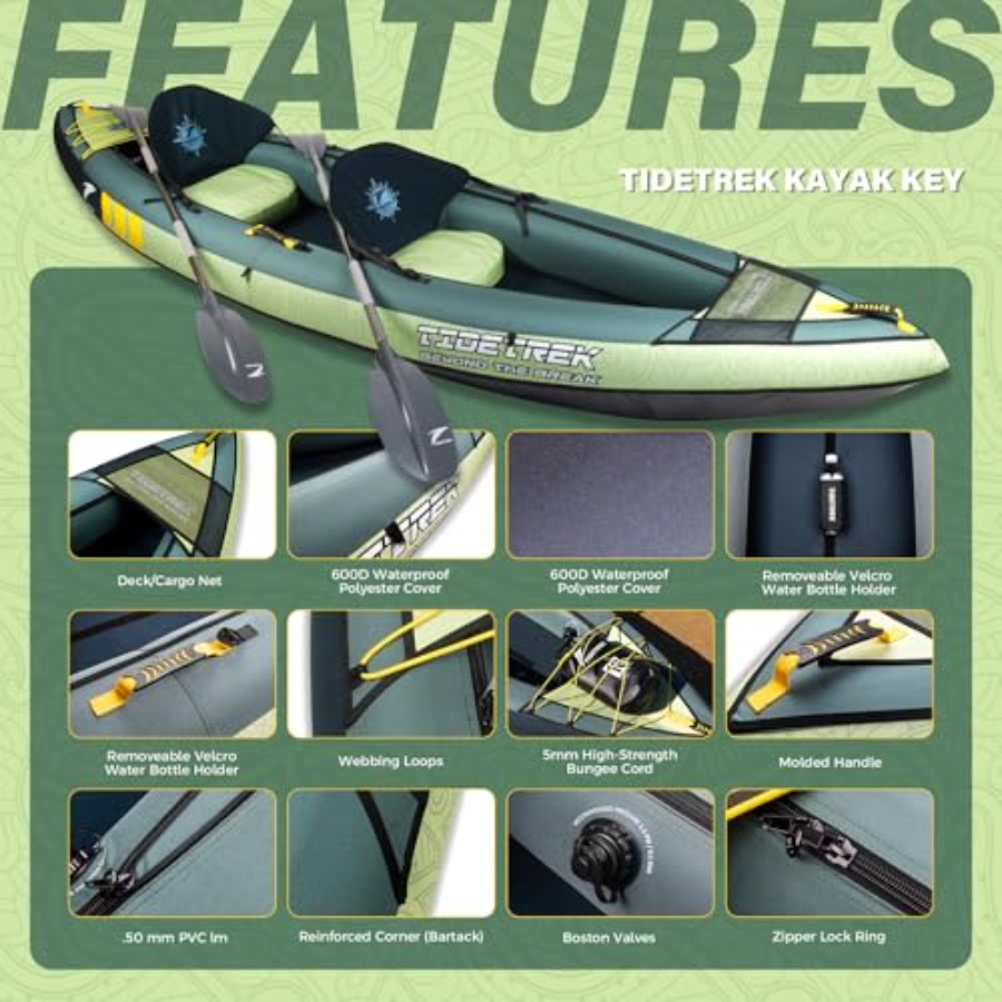 Opblaasbare toerkajak voor geb - Fishing Kayak Seat recensie en prijs