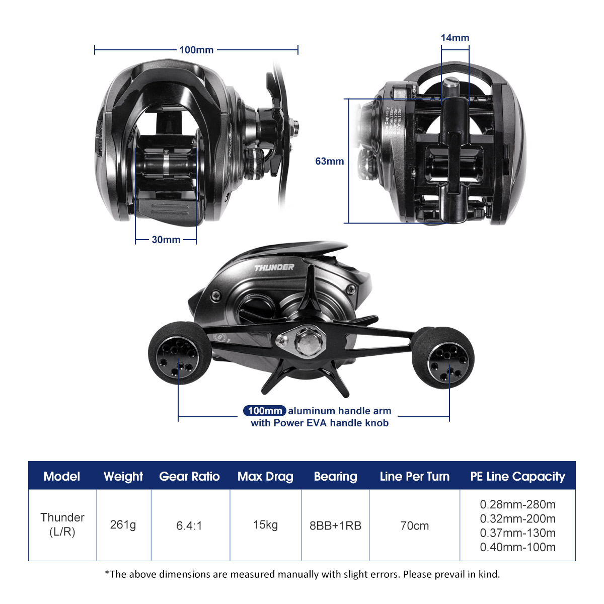 Noeby Baitcasting Reel 15Kg Ma - Abu Garcia Reel Max recensie en prijs