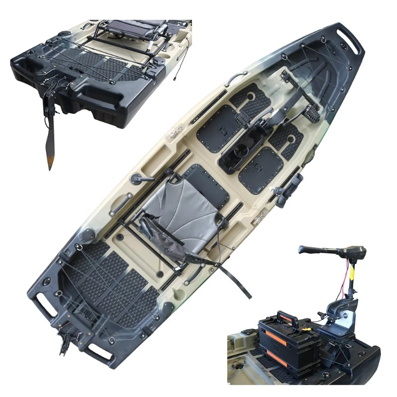 1-persoons HDPE/PE zit-op-top  - Fishing Kayak Paddle recensie en prijs
