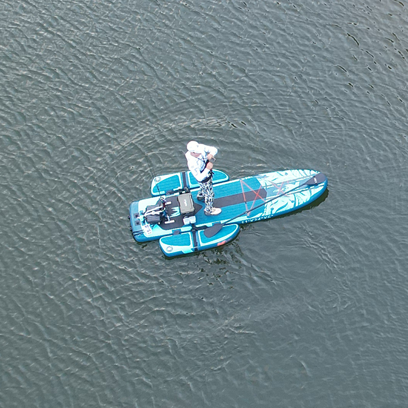 Vissen Twee drijvende platform - Fishing Kayak Paddle recensie en prijs